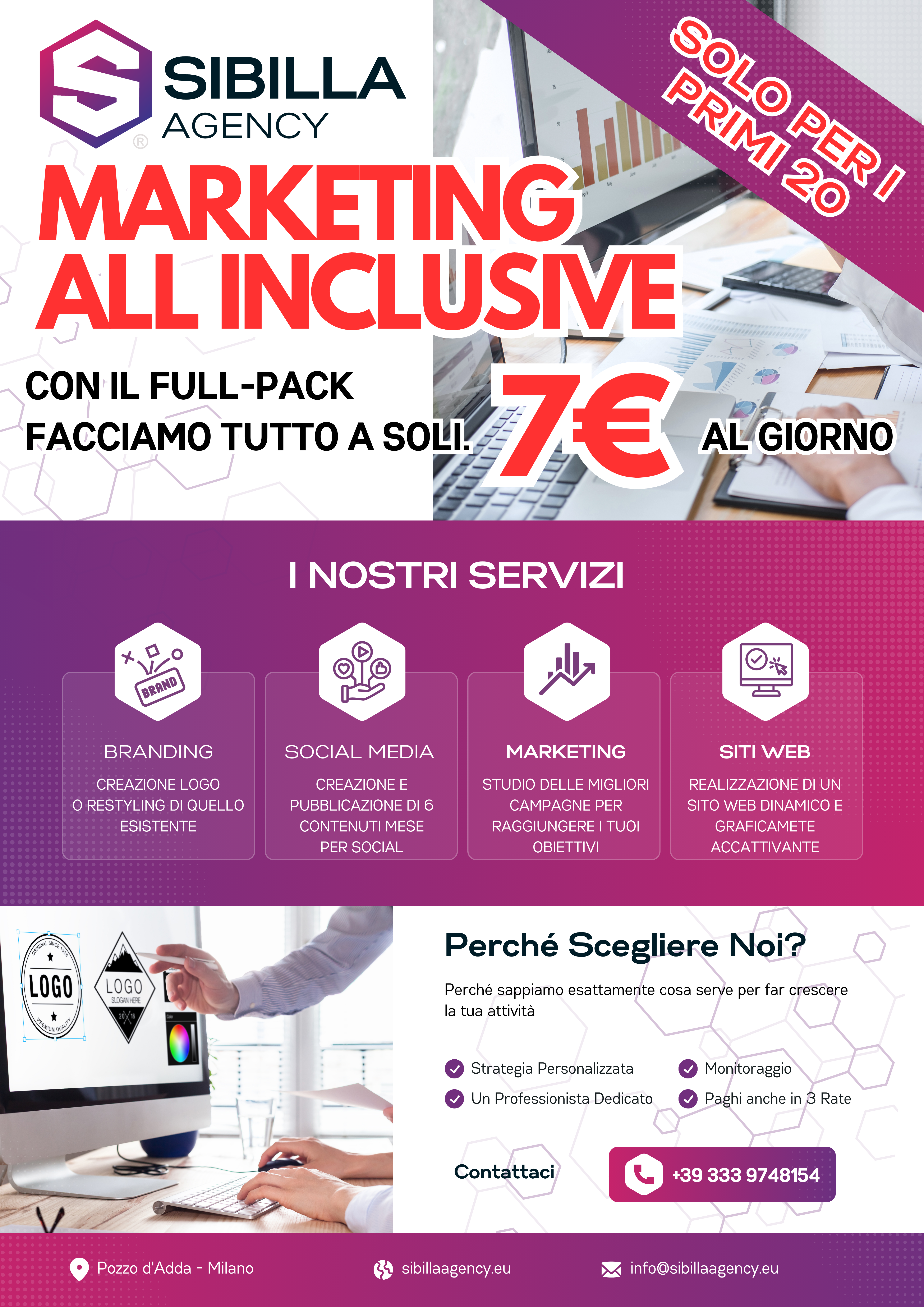 offerta ottobre 24 a 7€ al giorno Service Flyer